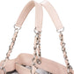 Chanel Rose Quilted Caviar Leather Palladium CC Shoulder Bag