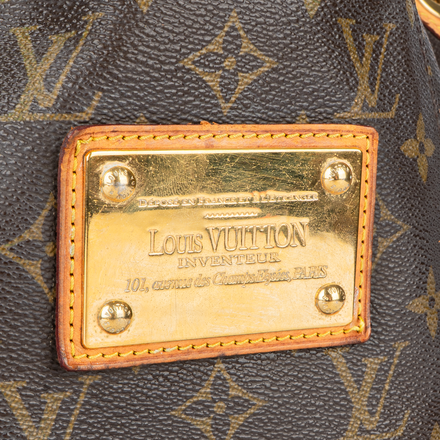 Louis Vuitton Canvas Monogram Galliera PM Shoulder Bag