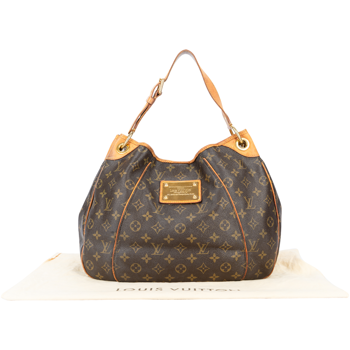 Louis Vuitton Canvas Monogram Galliera PM Shoulder Bag