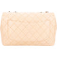 Chanel Soft Quilted Lambkskin Palladium Jumbo Single Flap Crossbody Bag