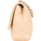 Chanel Soft Quilted Lambkskin Palladium Jumbo Single Flap Crossbody Bag