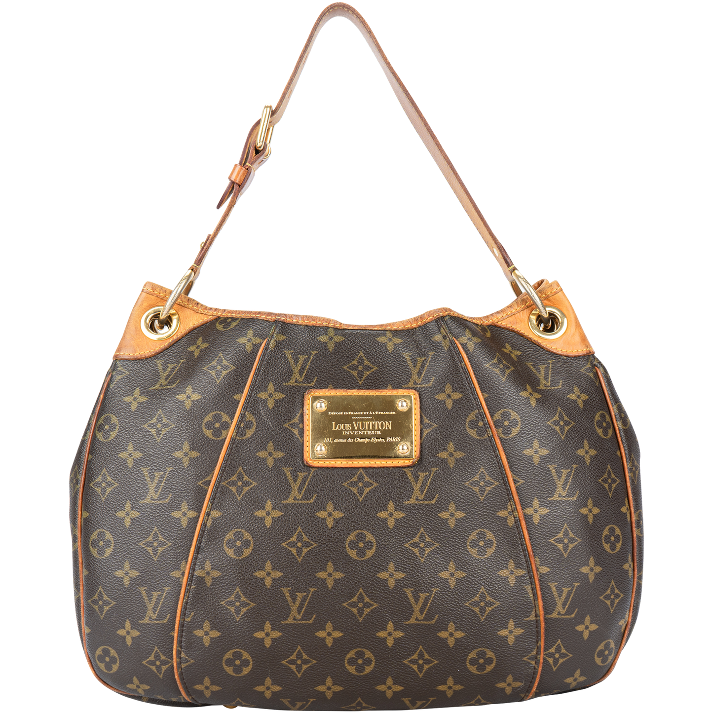 Louis Vuitton Canvas Monogram Galliera PM Shoulder Bag