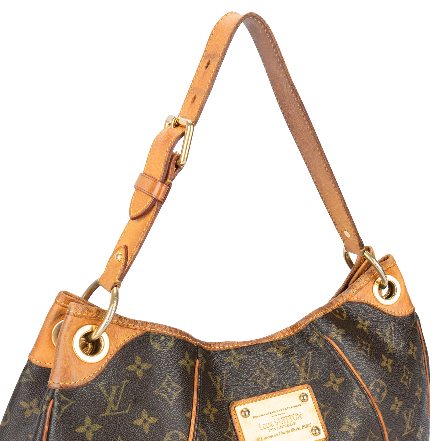 Louis Vuitton Canvas Monogram Galliera PM Shoulder Bag