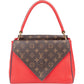 Louis Vuitton Canvas Monogram Double V Rubis Handbag