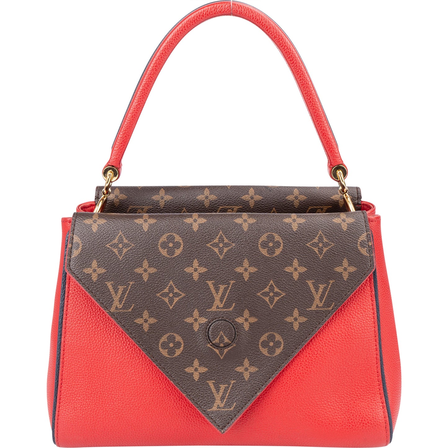 Louis Vuitton Canvas Monogram Double V Rubis Handbag