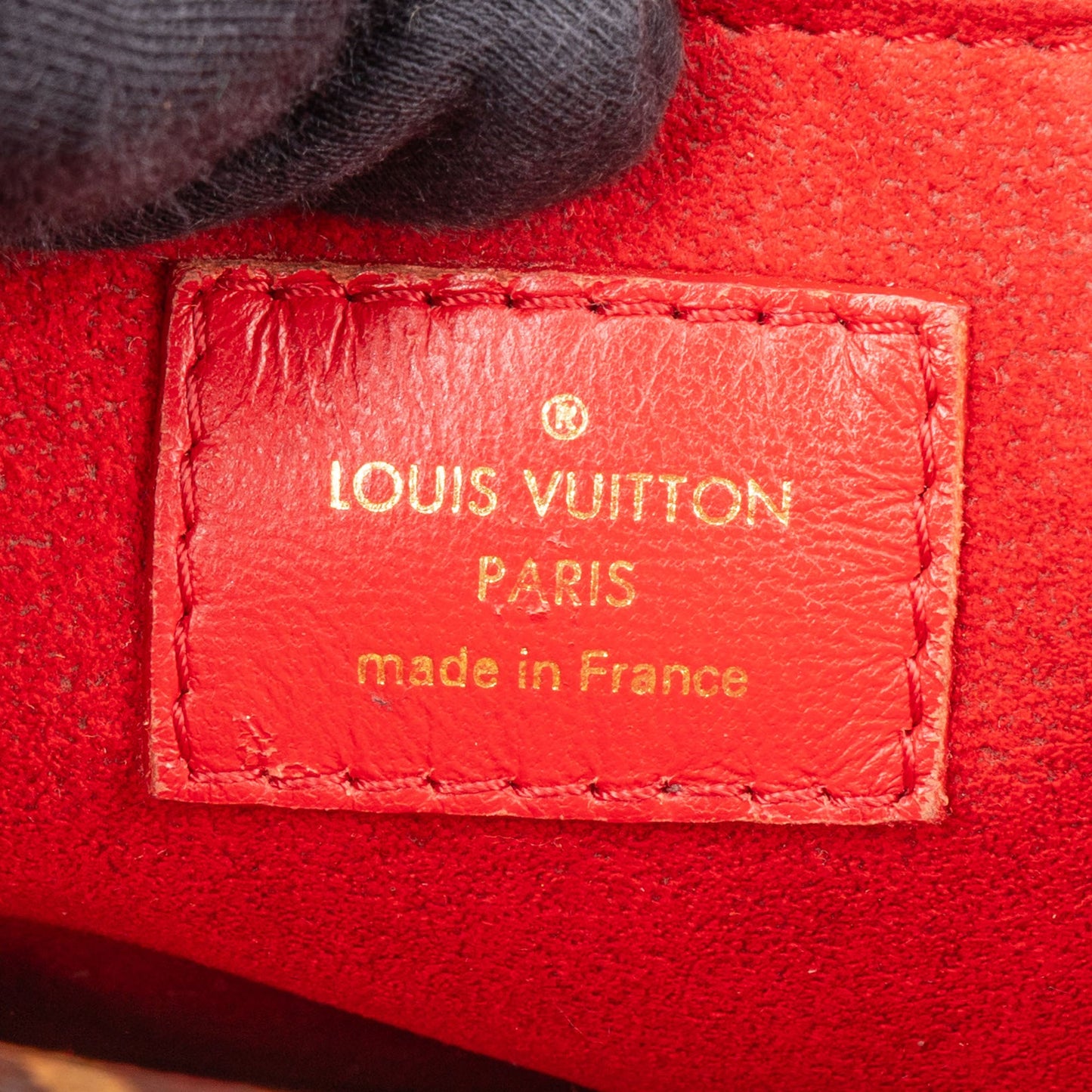 Louis Vuitton Canvas Monogram Double V Rubis Handbag