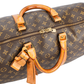 Louis Vuitton Canvas Monogram Keepall 50 Bandouliere Handbag