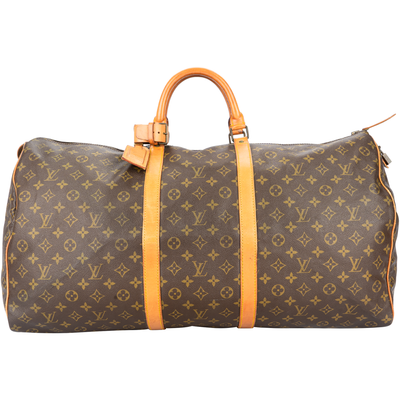 Louis Vuitton Canvas Monogram Keepall 60 Handbag