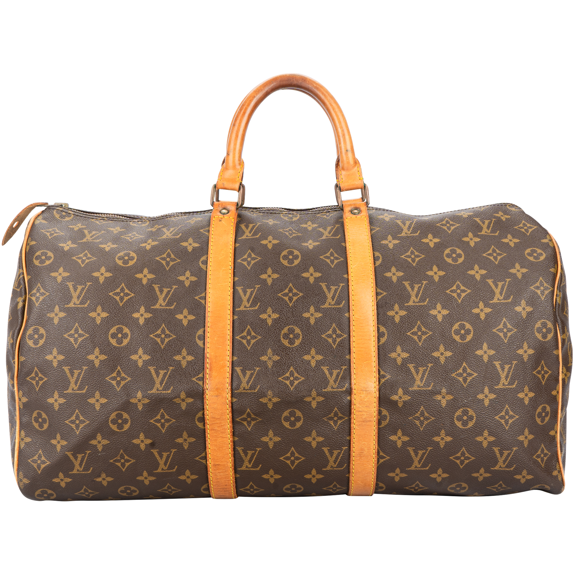 Louis Vuitton Canvas Monogram Keepall 50 Handbag