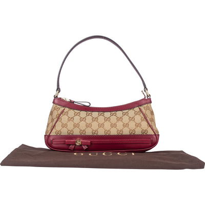 Gucci GG Monogram Ribbon Shoulder Bag