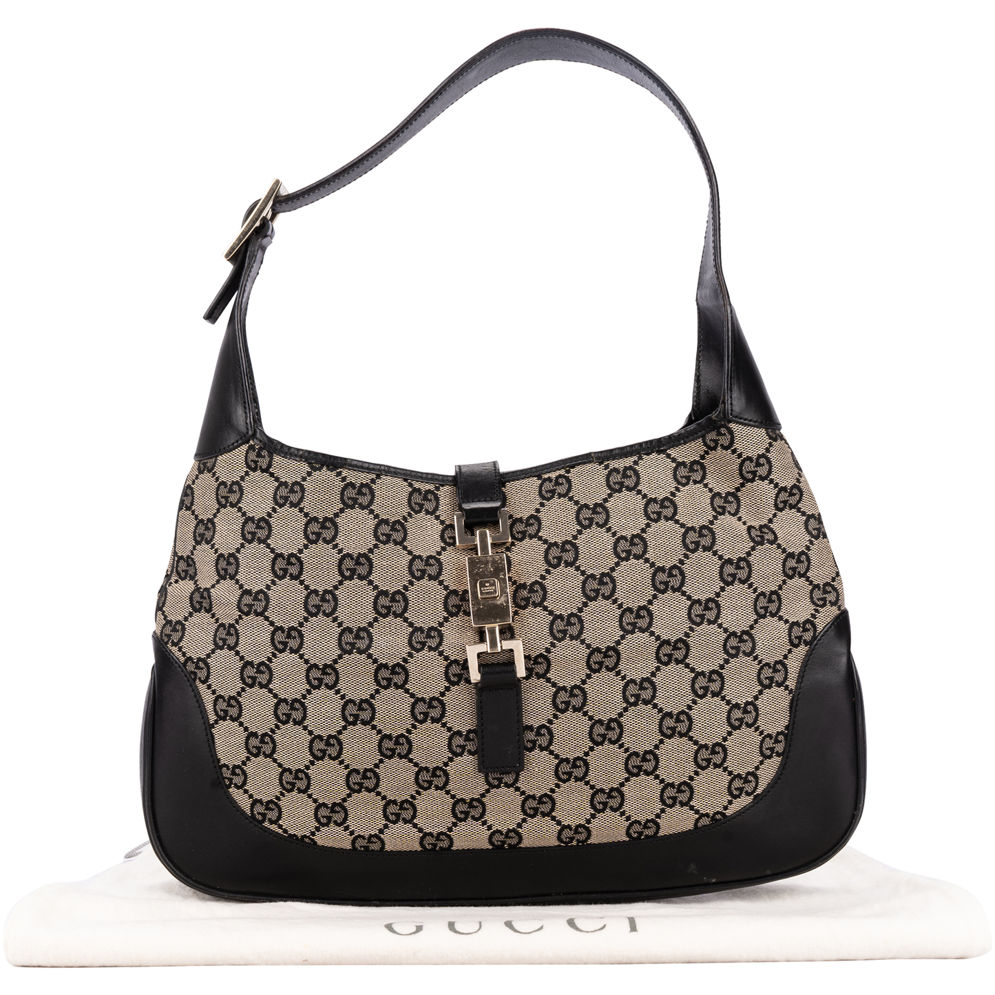 Gucci GG Monogram Jackie Shoulder Bag