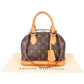 Louis Vuitton Canvas Monogram Alma BB Handbag