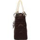 Christian Dior Limited Quilted Satin Crystal Lady Dior Handbag