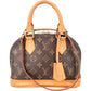 Louis Vuitton Canvas Monogram Alma BB Handbag
