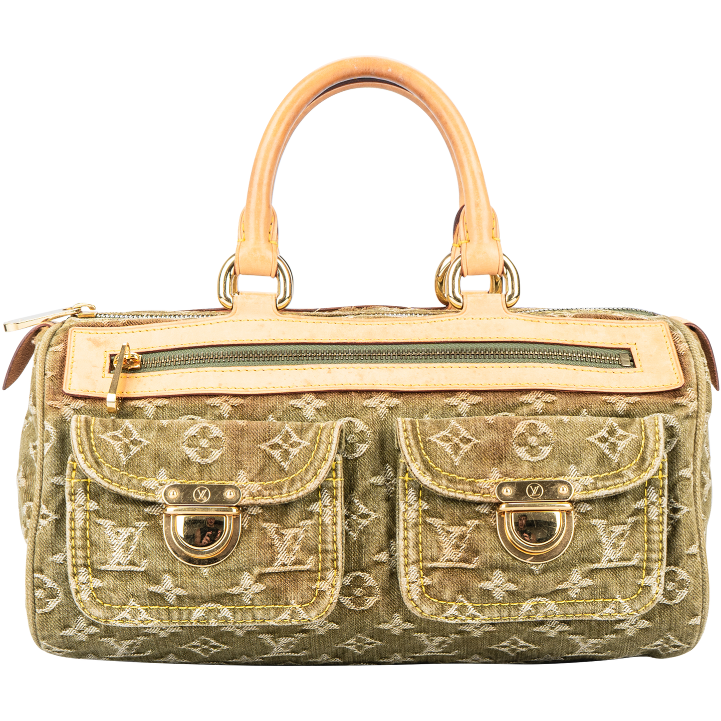 Louis Vuitton Denim Monogram Neo Speedy 30 Handbag