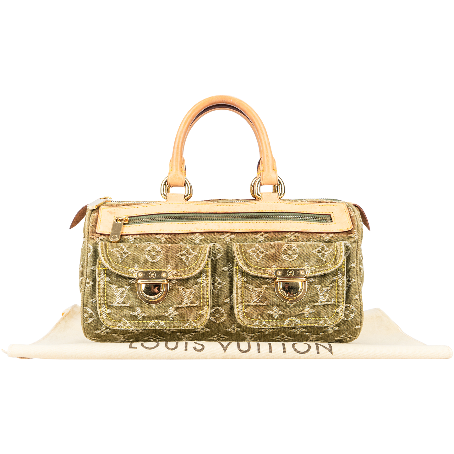 Louis Vuitton Denim Monogram Neo Speedy 30 Handbag