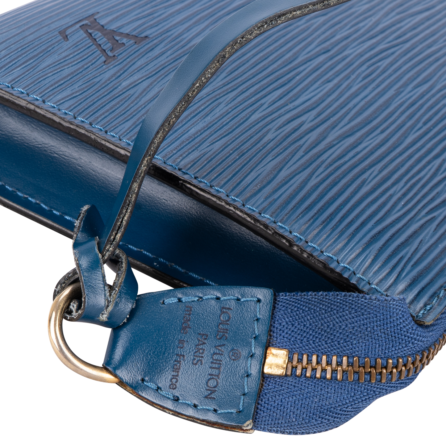 Louis Vuitton Blue Epi Leather Pochette Accessoire