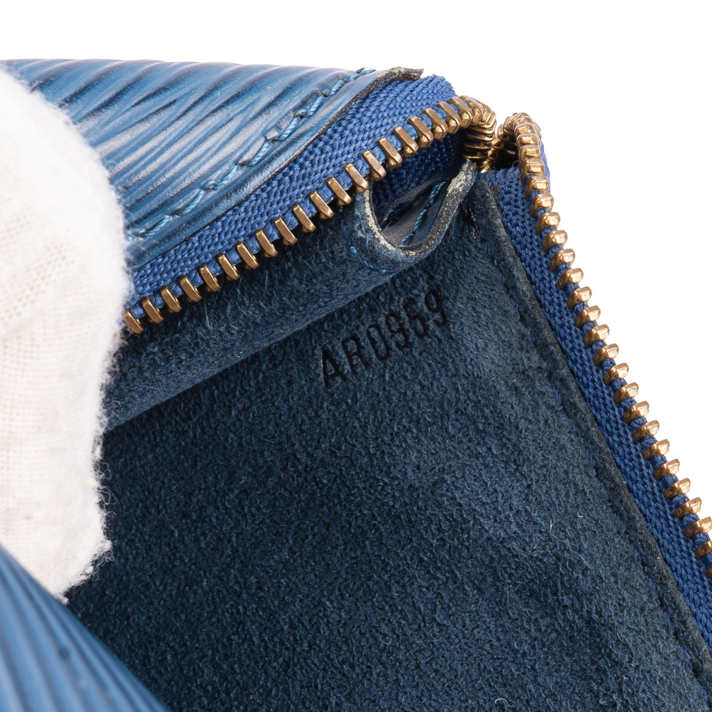 Louis Vuitton Blue Epi Leather Pochette Accessoire