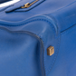 Celine Blue Leather Shoulder Luggage Bag
