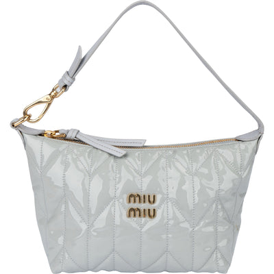 Miu Miu Quilted Patent Mini Handbag