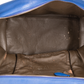 Celine Blue Leather Shoulder Luggage Bag
