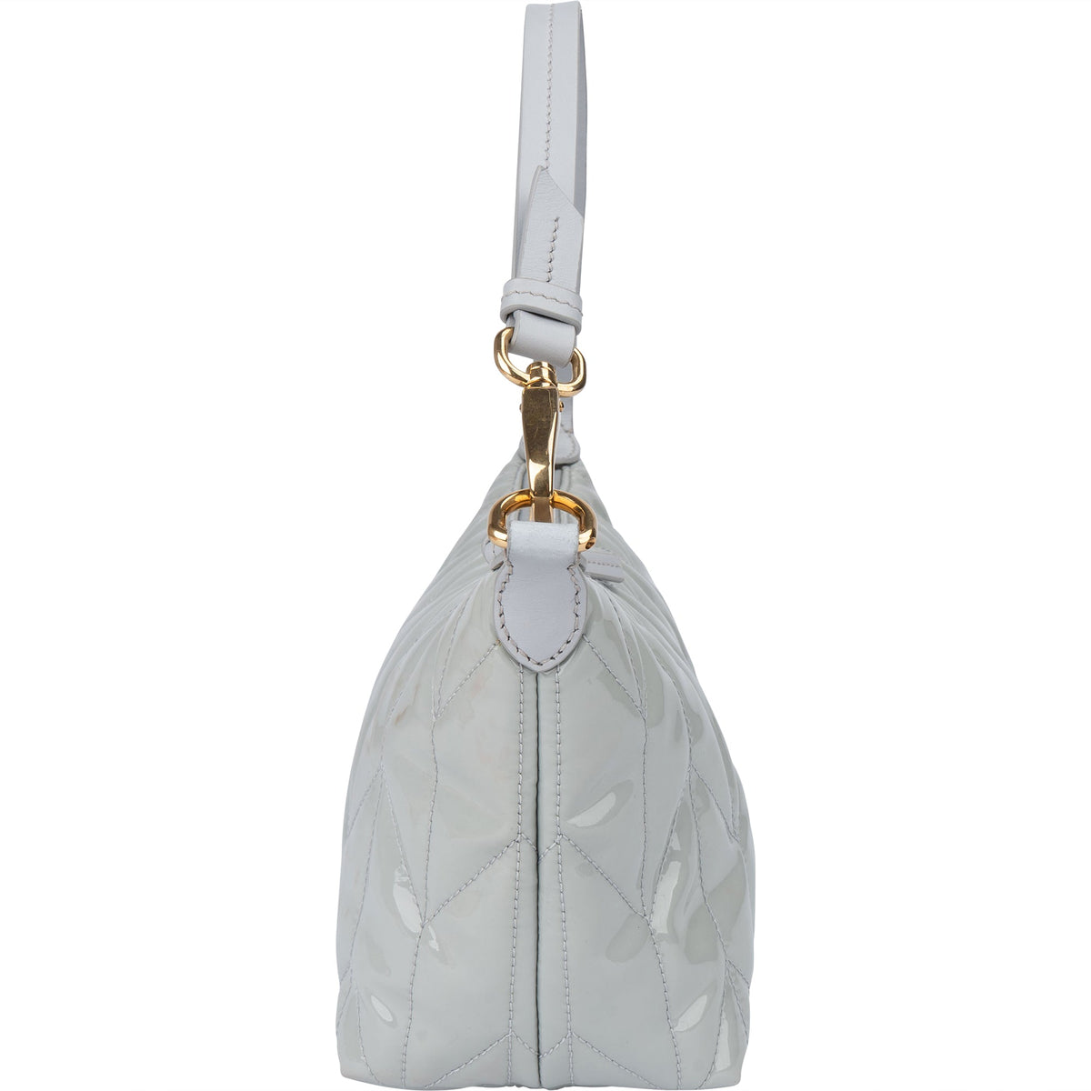 Miu Miu Mini aus gestepptem Lackleder – Ansicht 4