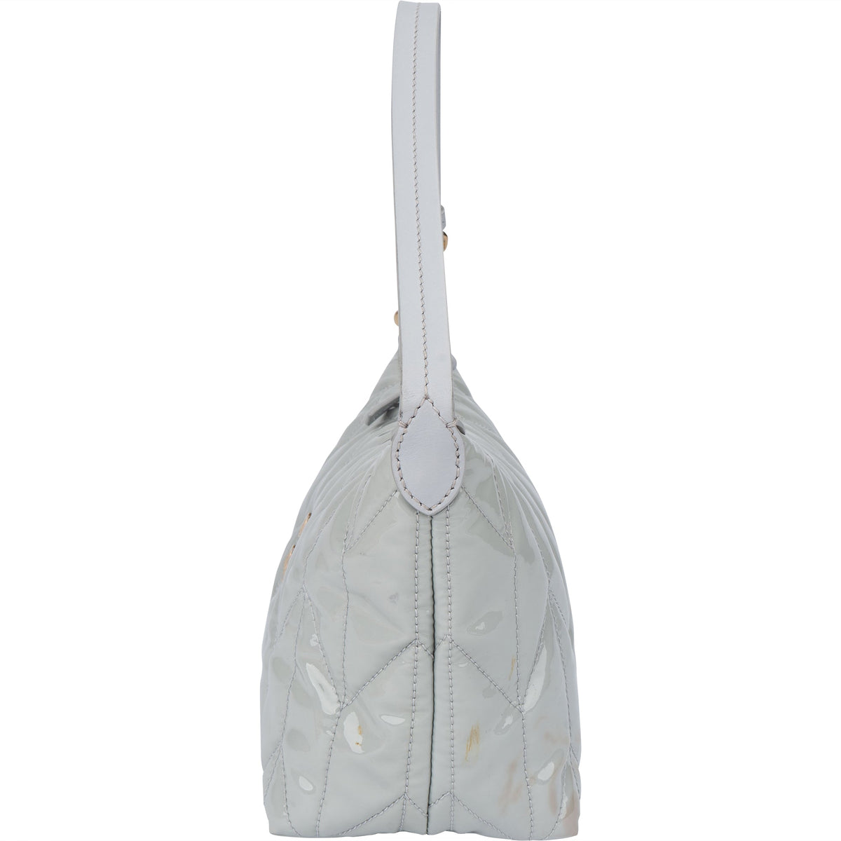 Miu Miu Mini aus gestepptem Lackleder – Ansicht 6