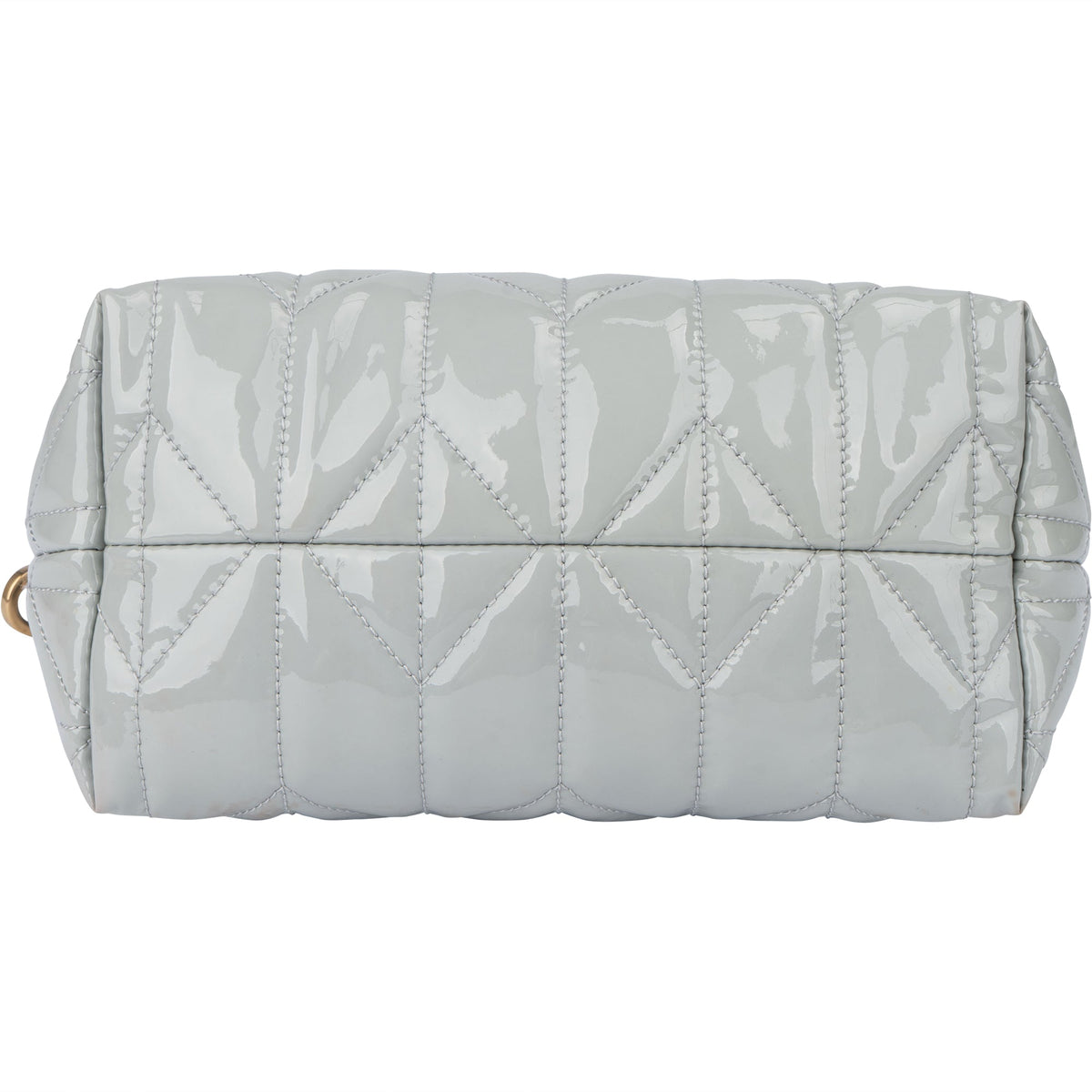 Miu Miu Mini aus gestepptem Lackleder – Ansicht 7