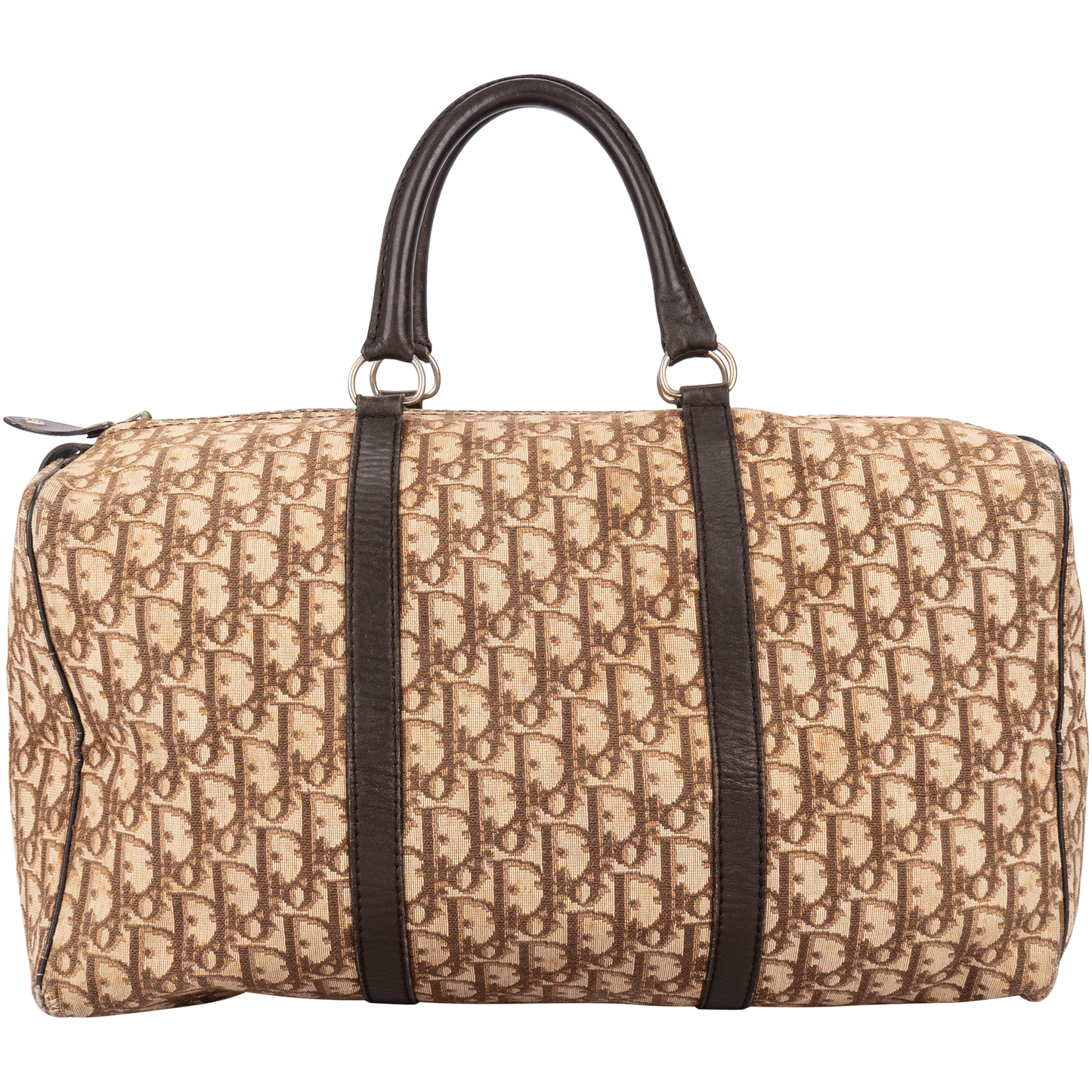 Christian Dior Vintage Trotter Monogram Boston 40 Handbag