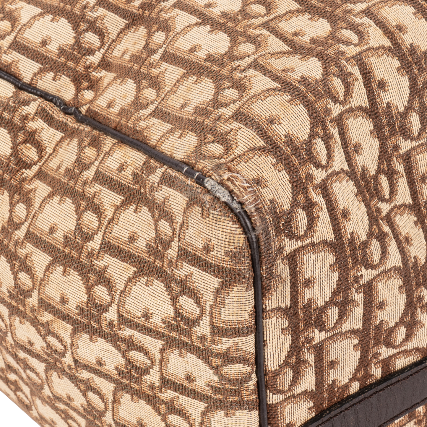 Christian Dior Vintage Trotter Monogram Boston 40 Handbag