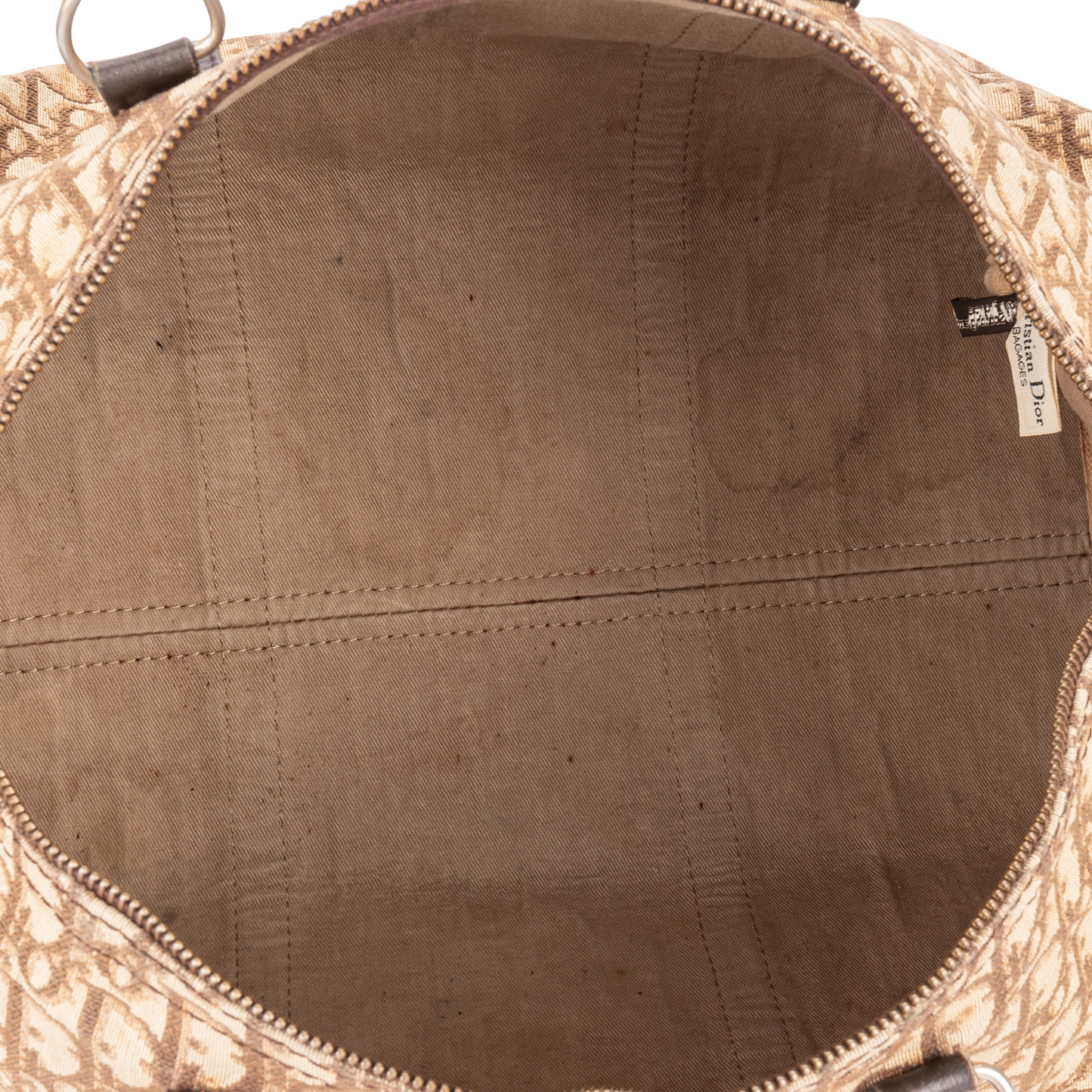 Christian Dior Vintage Trotter Monogram Boston 40 Handbag