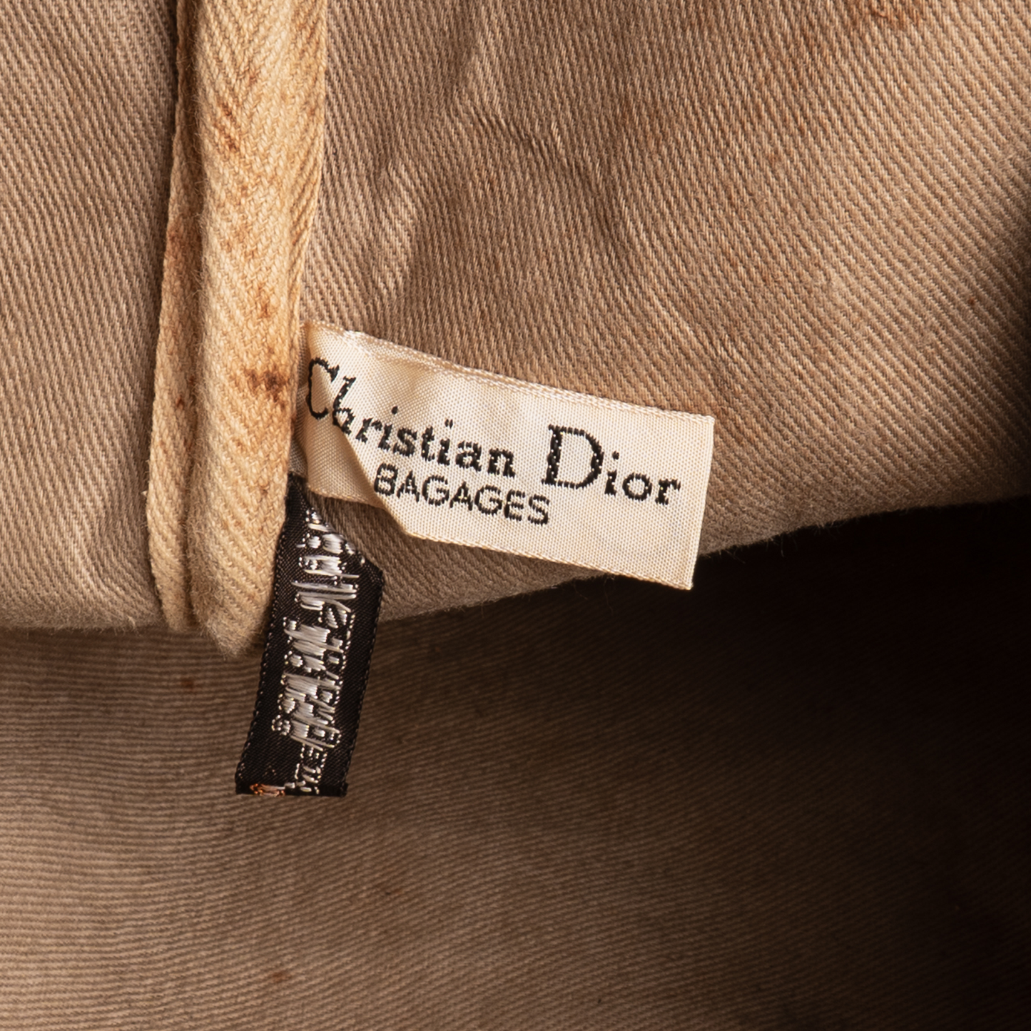 Christian Dior Vintage Trotter Monogram Boston 40 Handbag