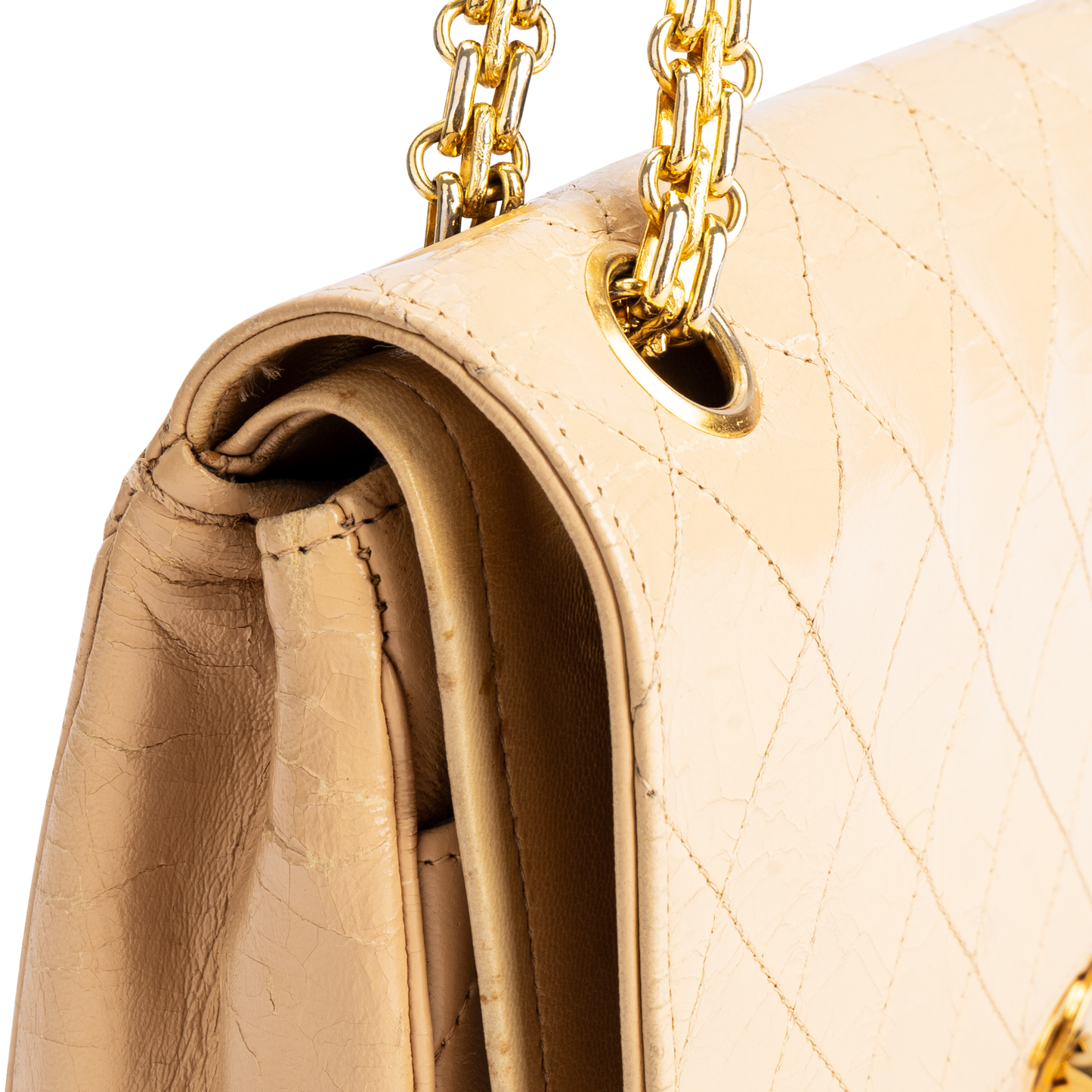 Chanel Quilted Lambskin 24K Gold Medium Double Flap Bag