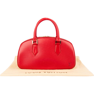 Louis Vuitton Rouge Epi Leather Jasmin Handbag