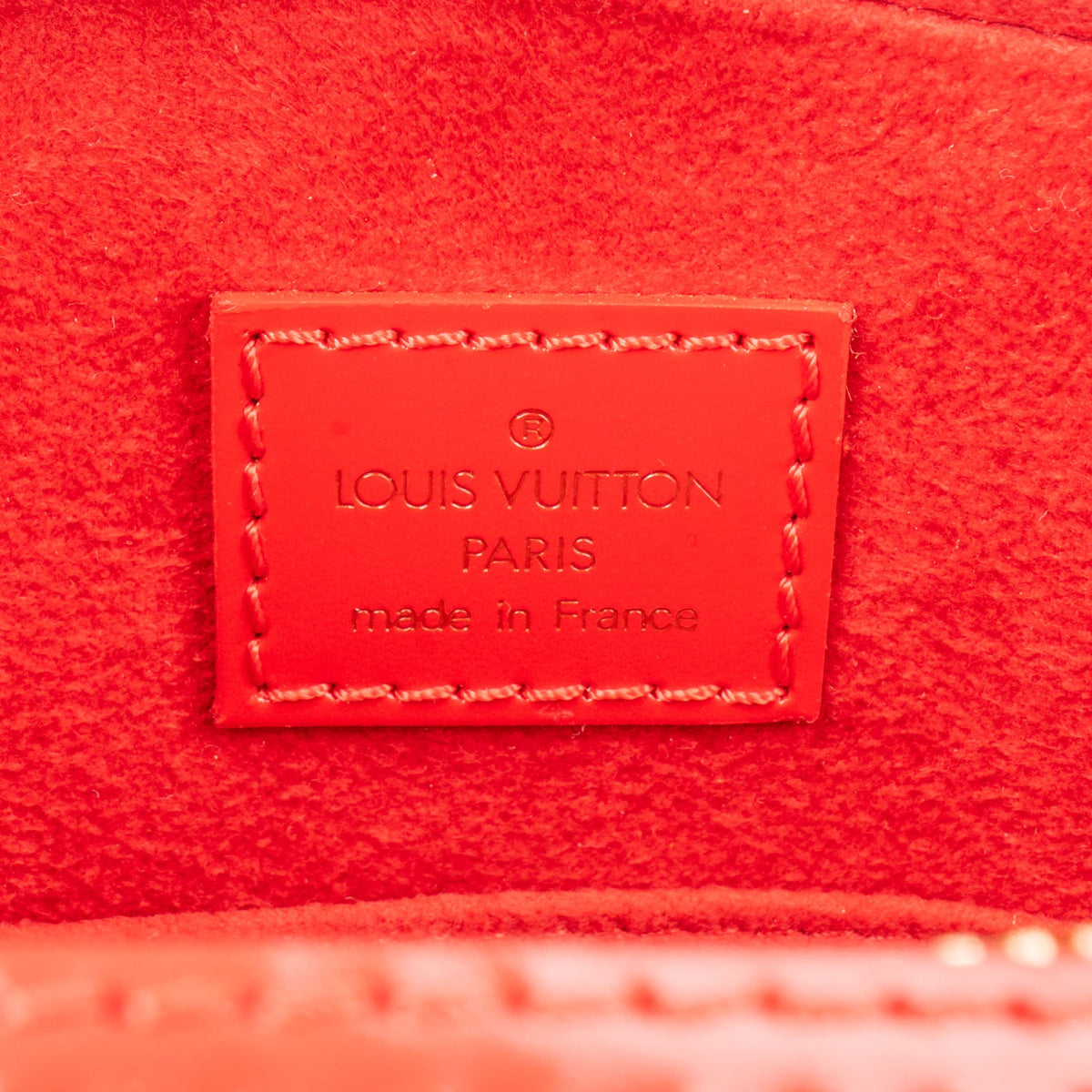 Louis Vuitton Rouge Epi Leather Jasmin Handbag