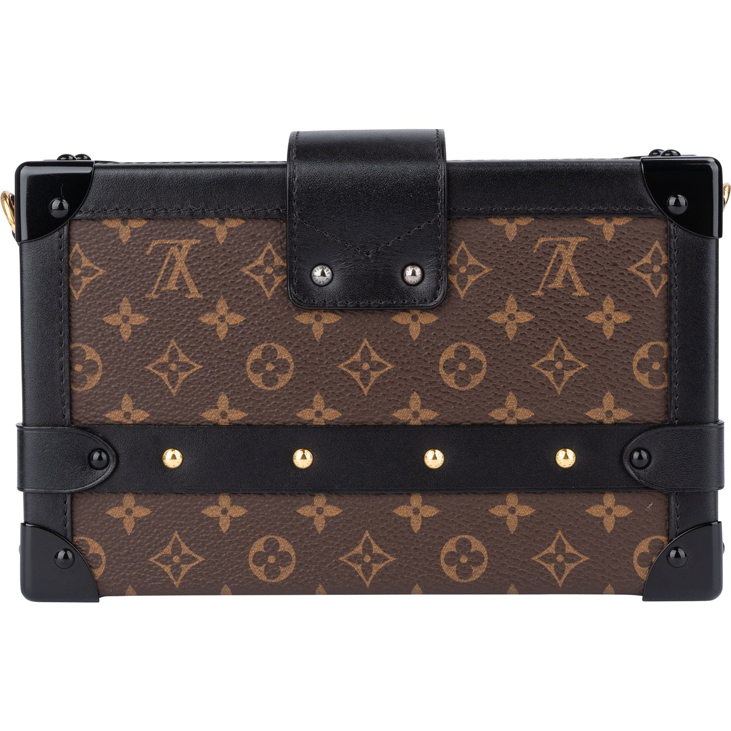 Louis Vuitton Canvas Monogram Petite Malle Crossbody Bag