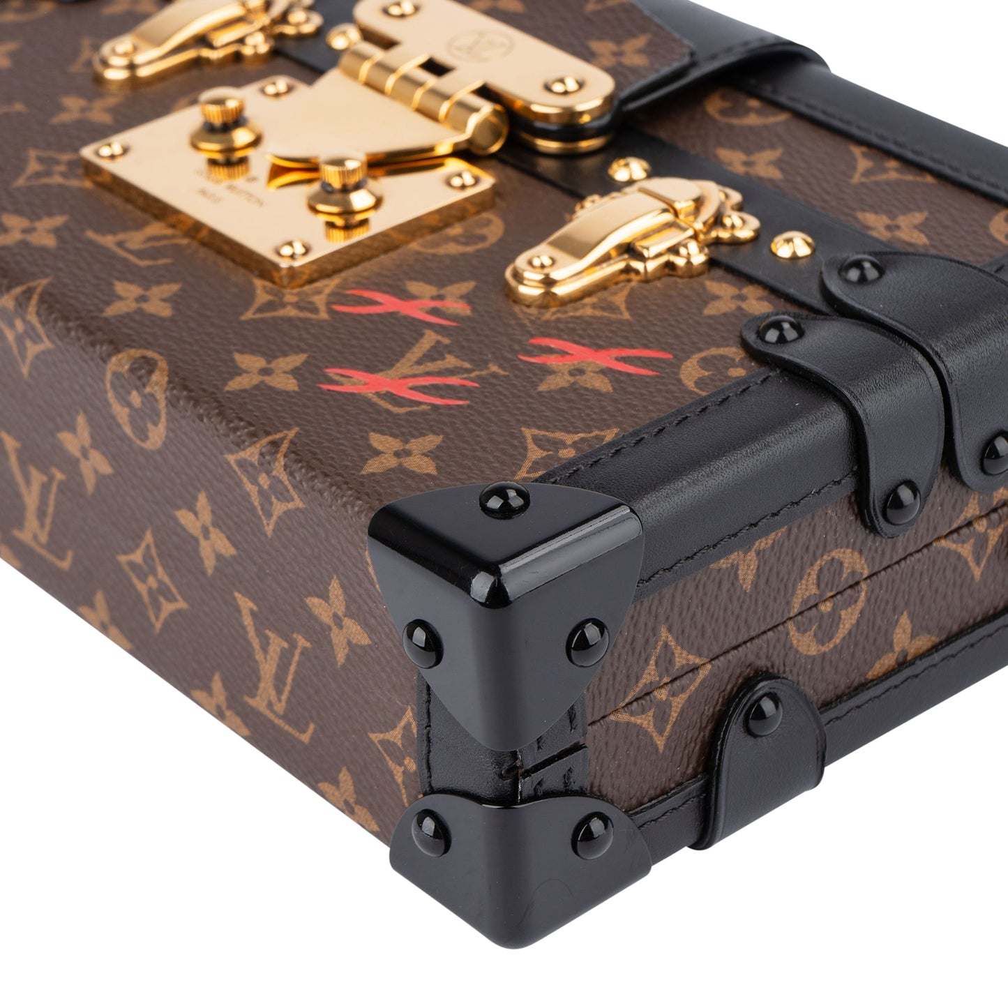 Louis Vuitton Canvas Monogram Petite Malle Crossbody Bag