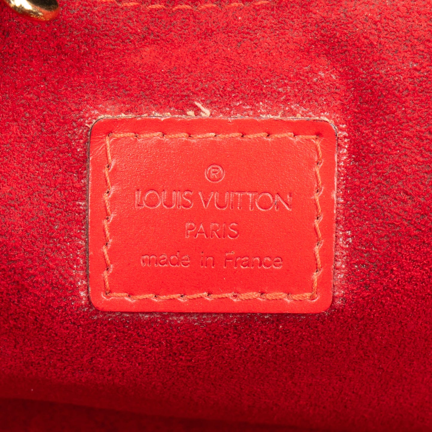 Louis Vuitton Rouge Epi Leather Solferino GM Shoulder Bag