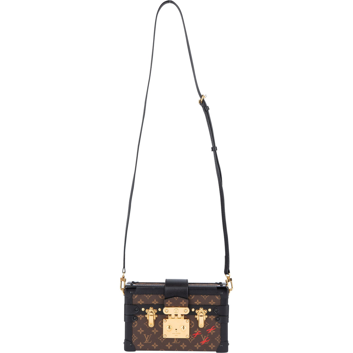 Louis Vuitton Canvas Monogram Petite Malle Crossbody Bag
