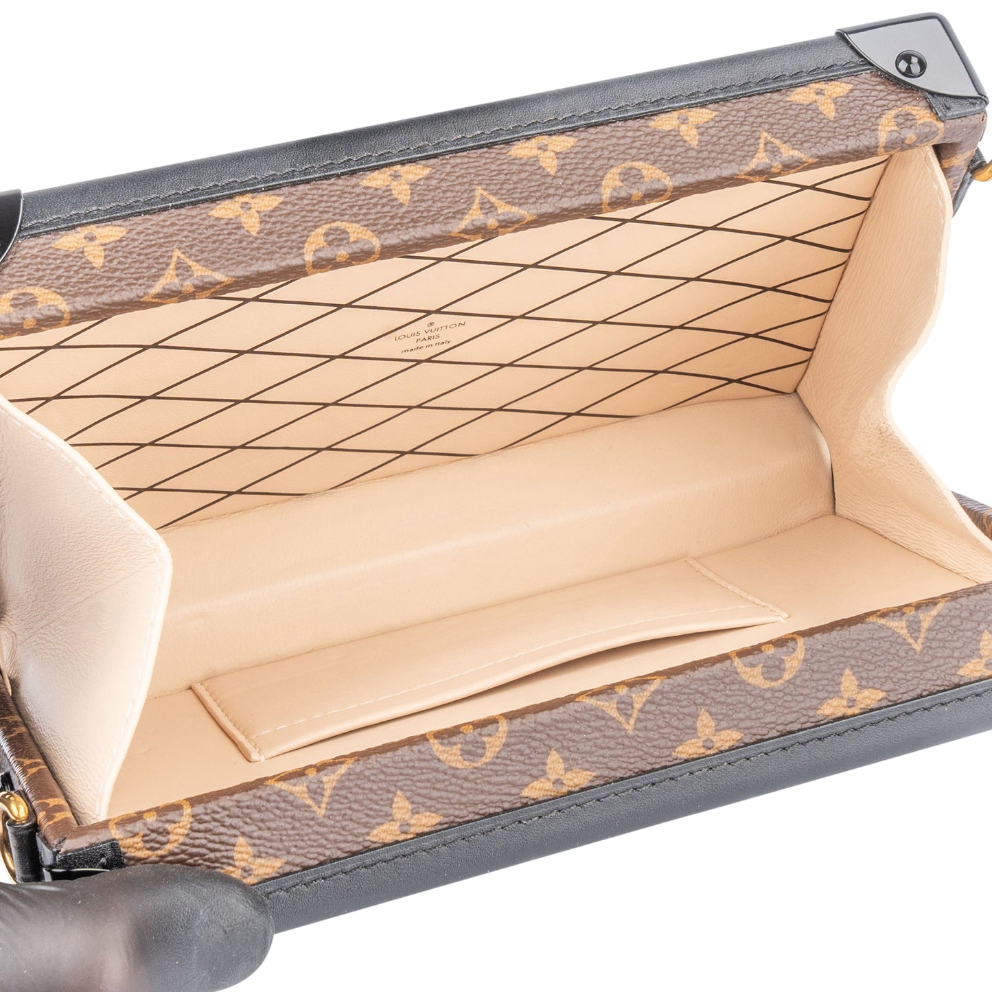 Louis Vuitton Canvas Monogram Petite Malle Crossbody Bag