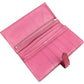 Hermès Pink Ostrich Bearn Soufflet Bifold Wallet