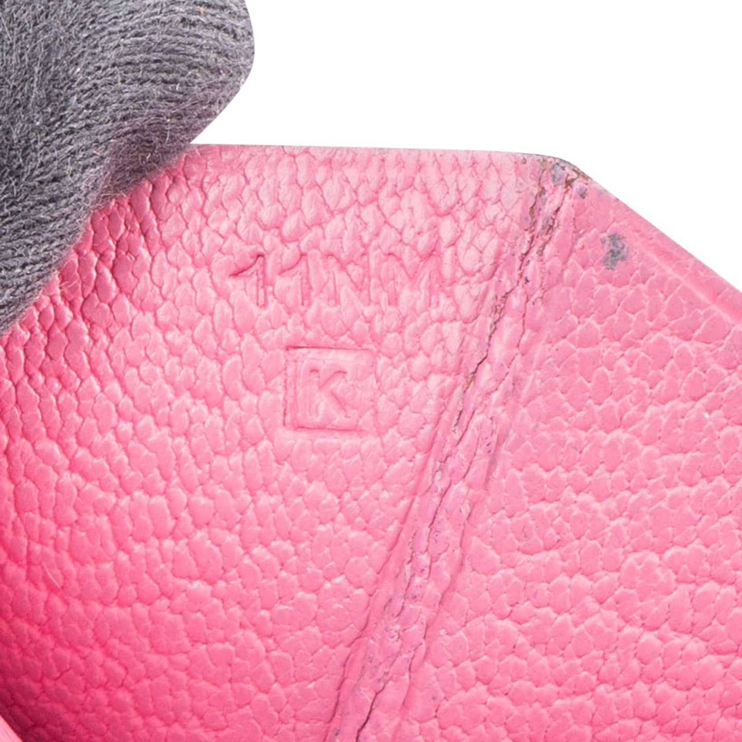 Hermès Pink Ostrich Bearn Soufflet Bifold Wallet