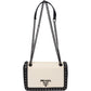 Prada Bicolor Leather Glace Crossbody Bag