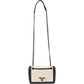 Prada Bicolor Leather Glace Crossbody Bag