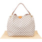 Louis Vuitton Damier Azur Monogram Graceful MM Handbag
