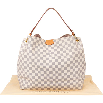 Louis Vuitton Damier Azur Monogram Graceful MM Handbag