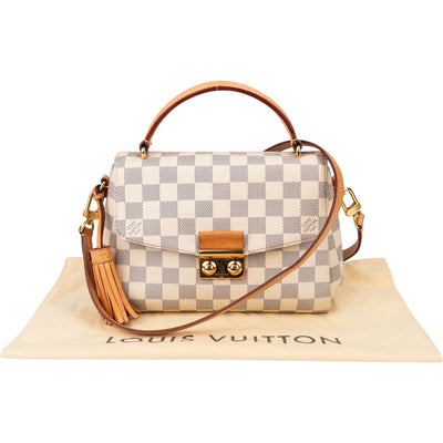 Louis Vuitton Damier Azur Monogram Croisette Handbag
