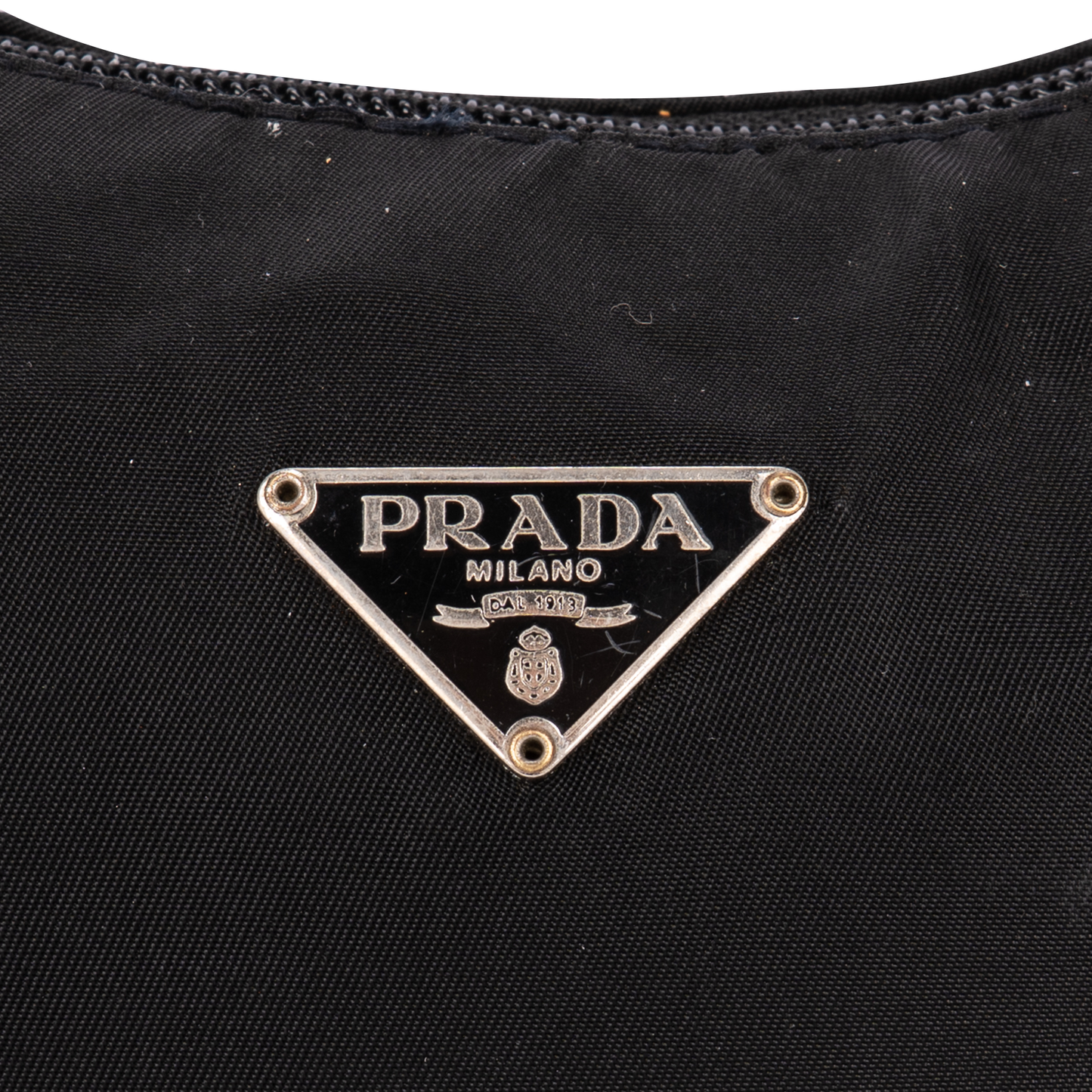 Prada Nylon Triangle Re-Edition Hand Bag