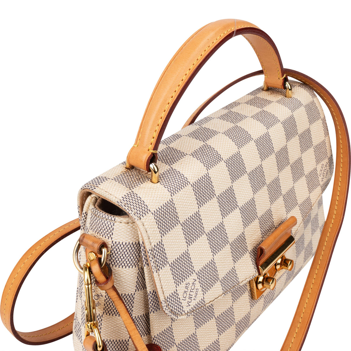 Louis Vuitton Damier Azur Monogram Croisette Handbag