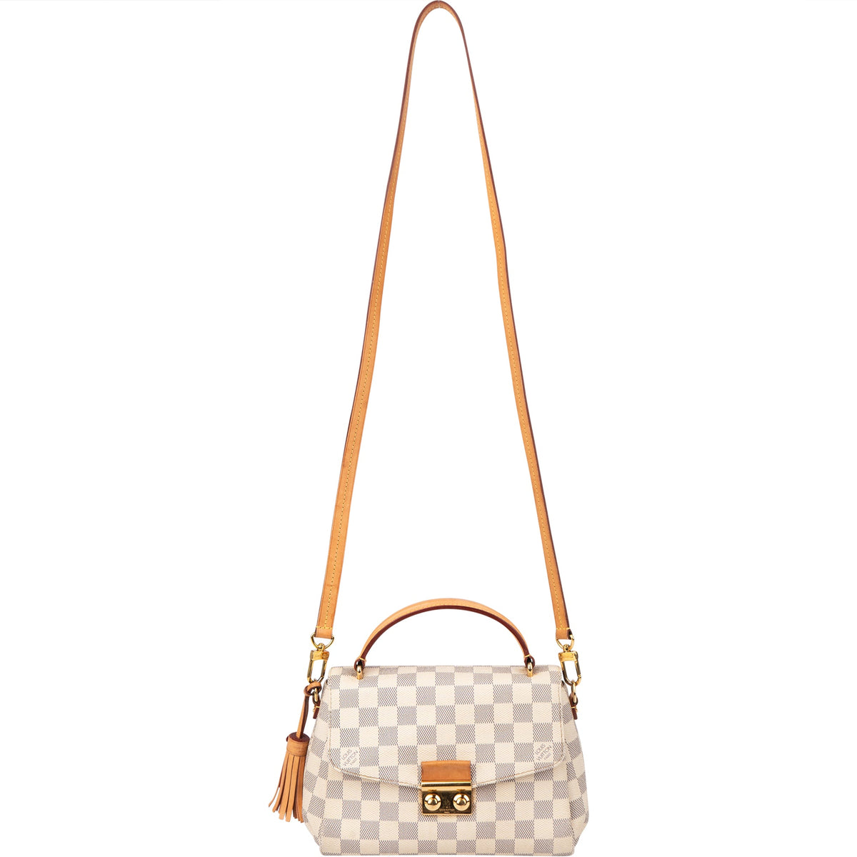 Louis Vuitton Damier Azur Monogram Croisette Handbag